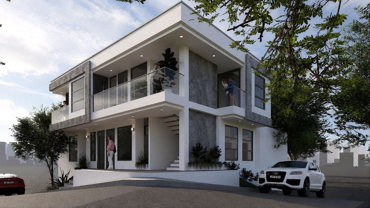 Proyecto CERUK STUDIO — fachada moderna